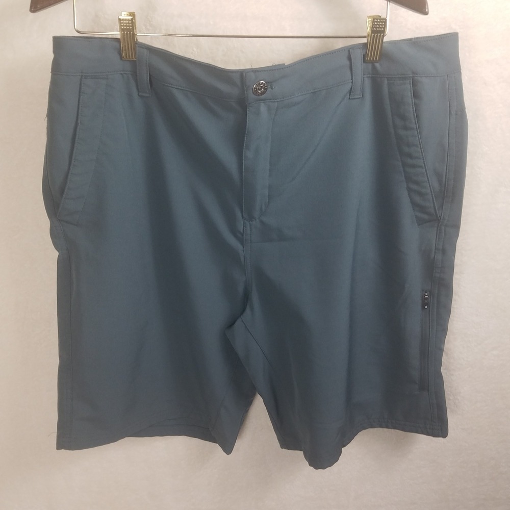 Gerry Performance Shorts Mens 36 Blue Gray Excellent Quick Dry Hiking Pockets